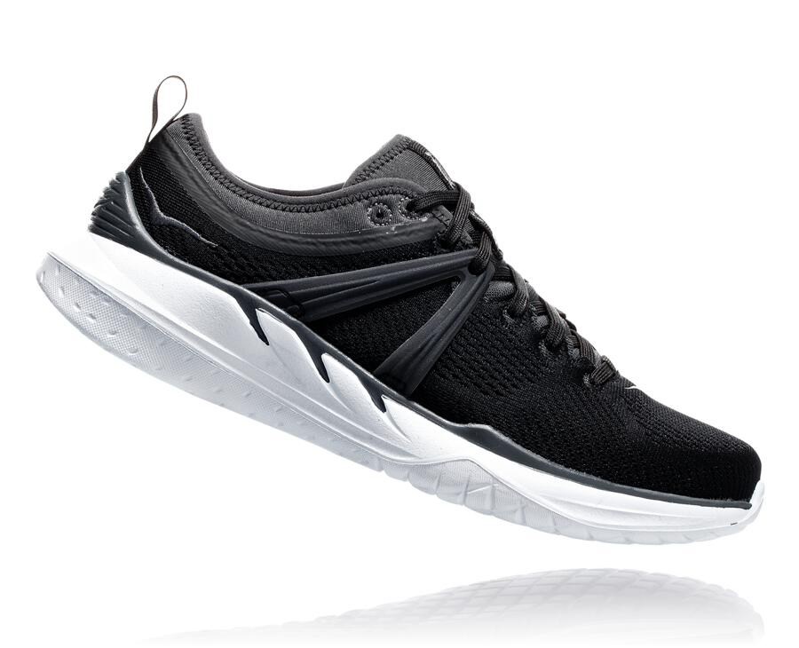 Zapatillas Running Hoka One One Mujer - Tivra - Negras/Blancas - MVT749368